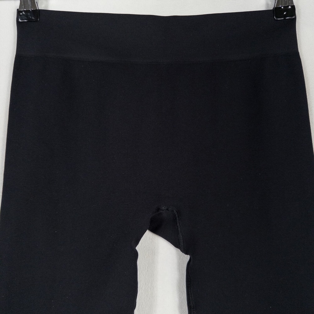 Title Nine Spark Seamless Legging Sz Small Solid Black Elastic Waist Layering - Picture 2 of 8